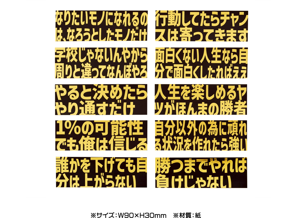 ※サイズ：横60×縦100mm　※材質：紙