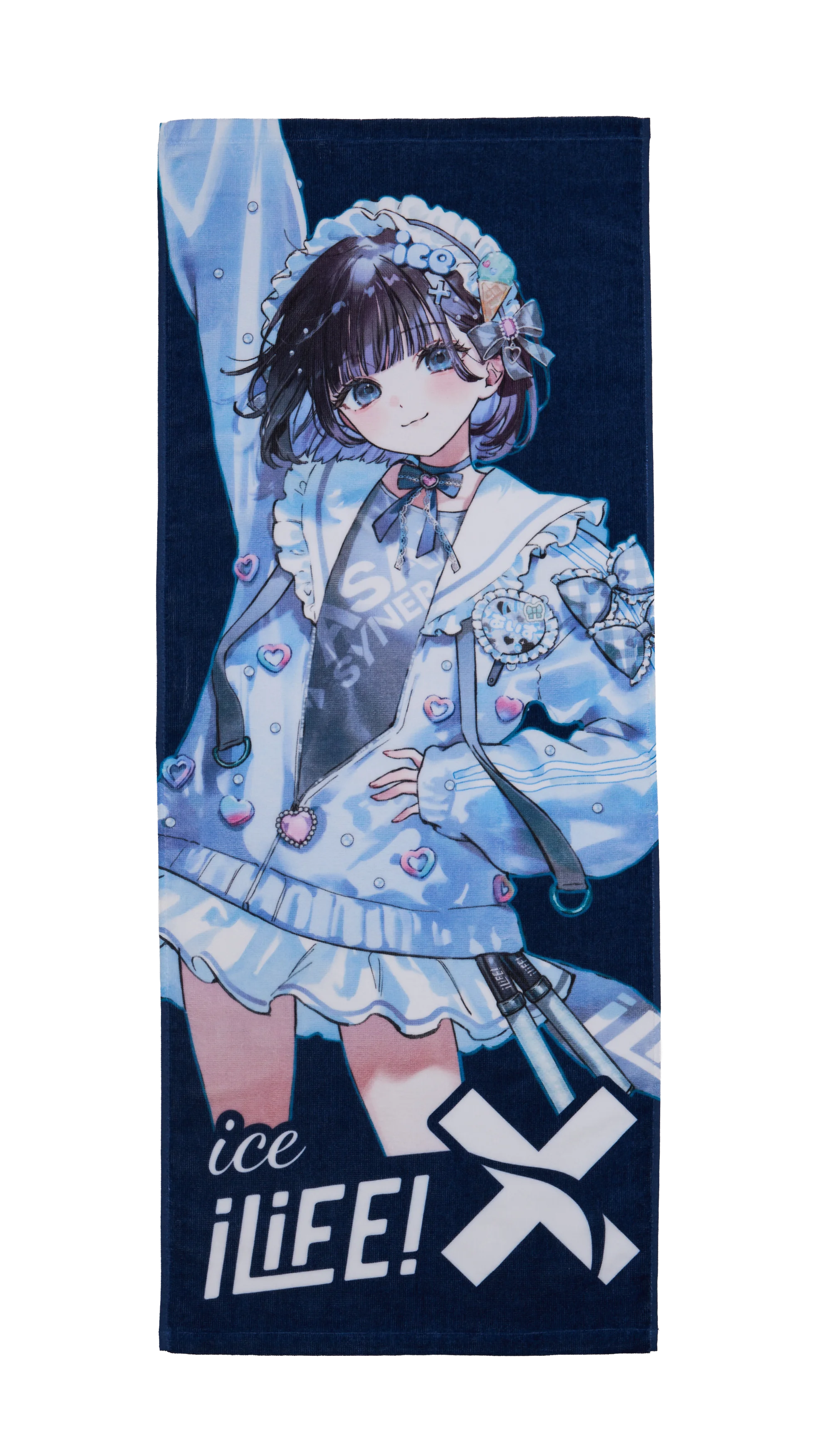 フェイスタオル あいす
