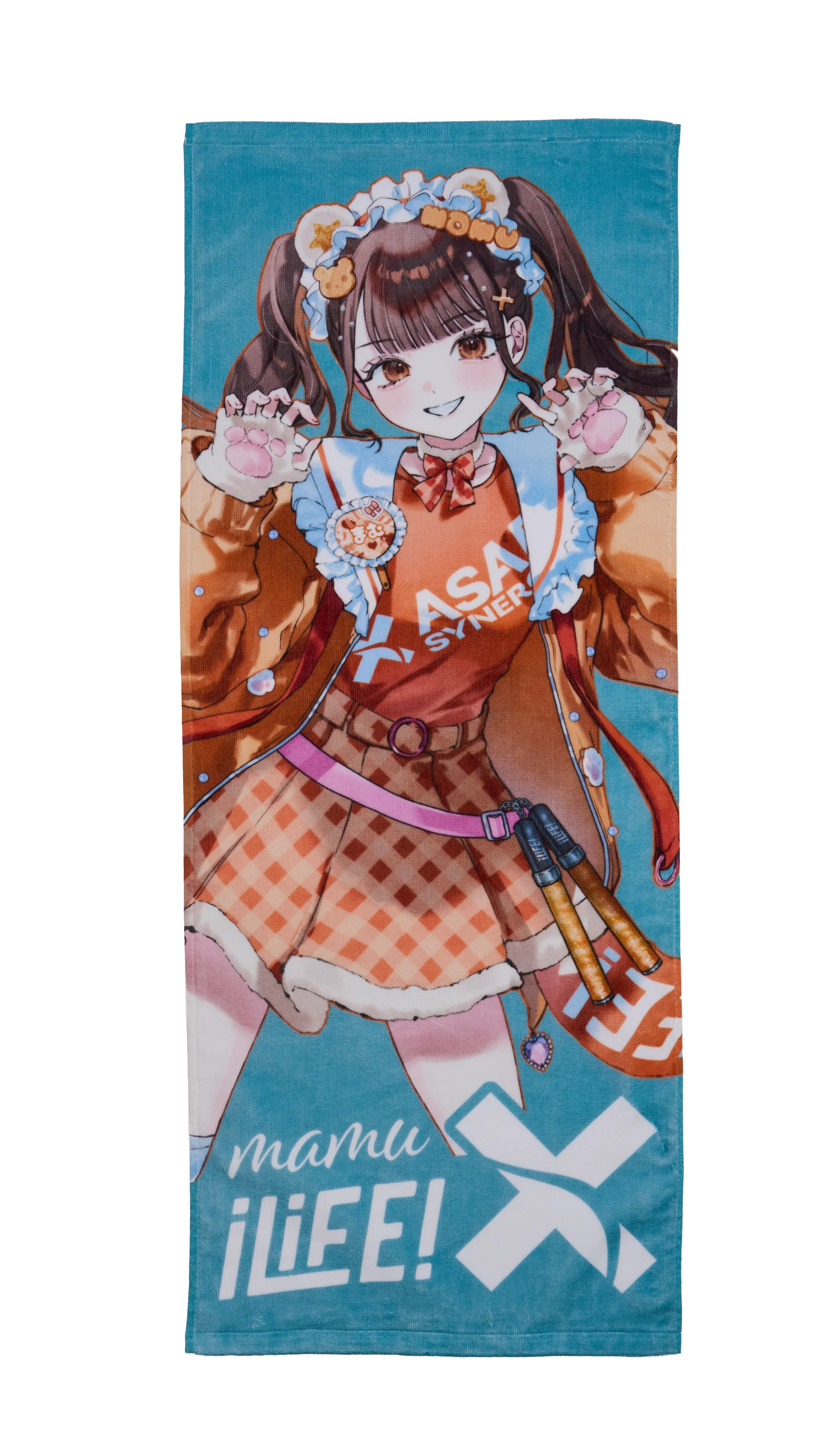 フェイスタオル 小熊まむ