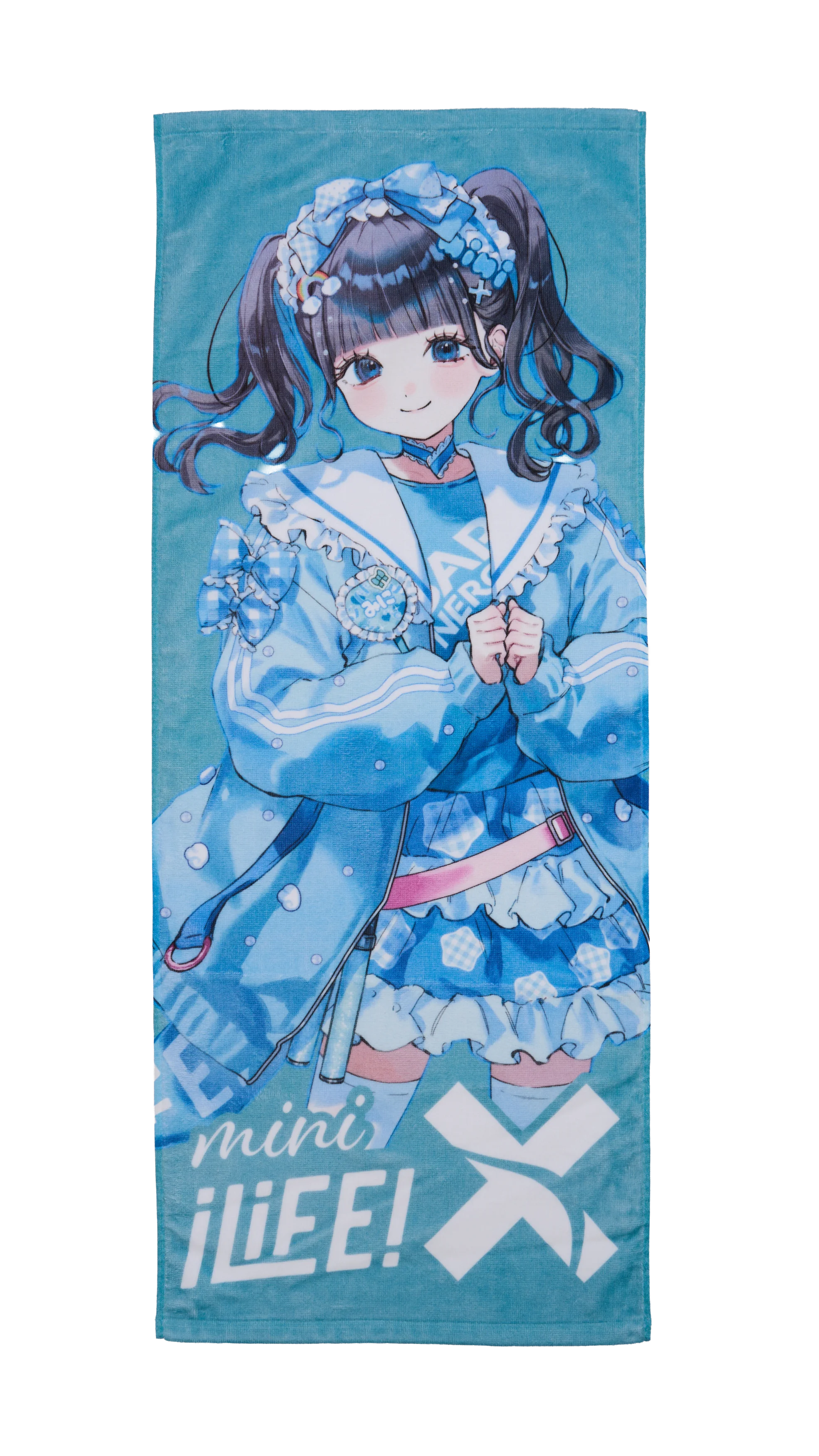 フェイスタオル 虹羽みに