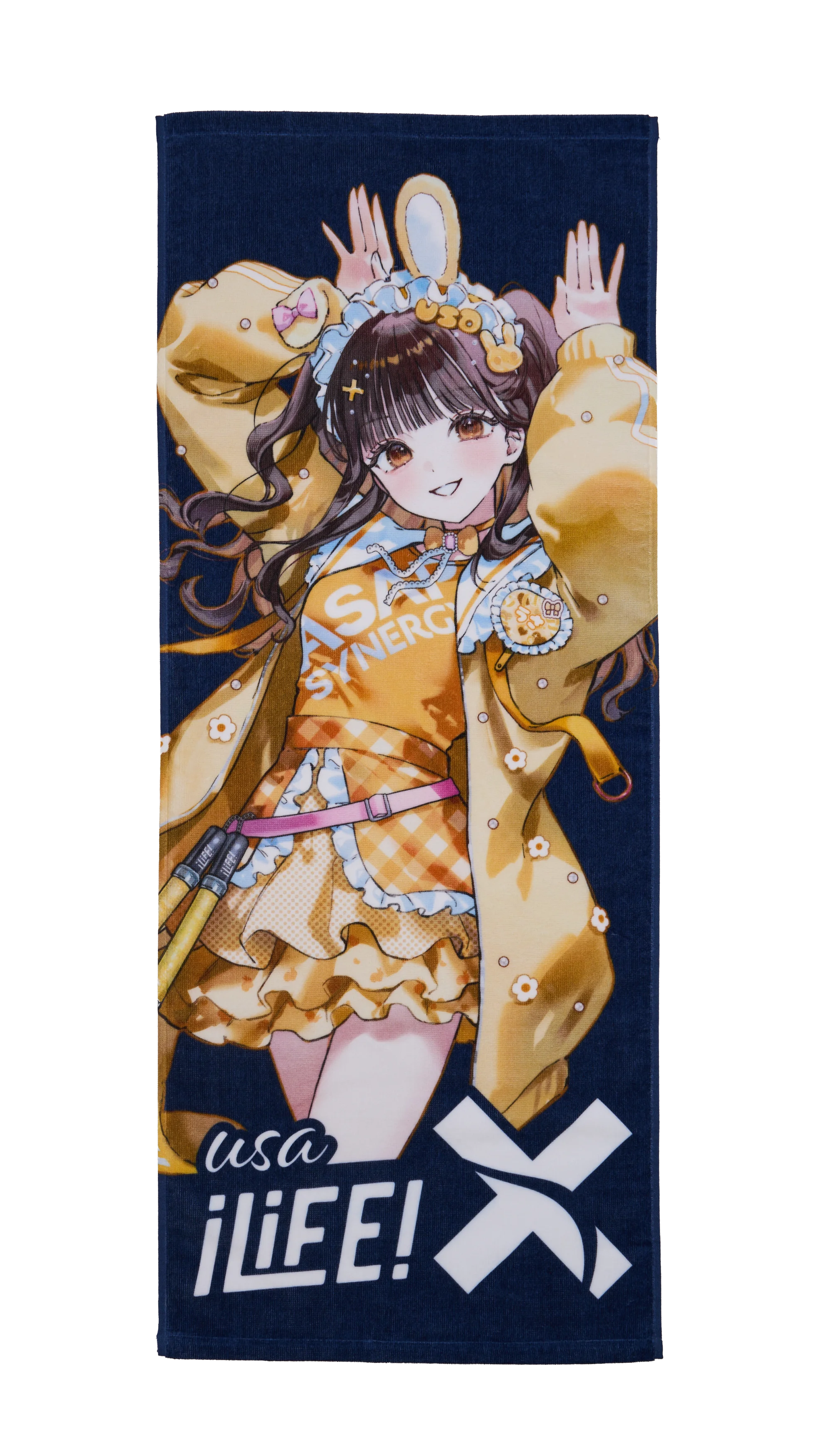 フェイスタオル 福丸うさ