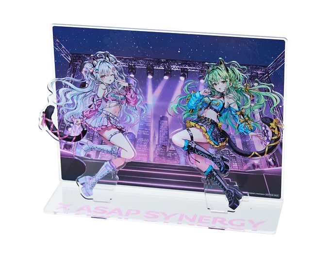 背景付きアクリルスタンド