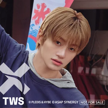 正方形ステッカー JIHOON